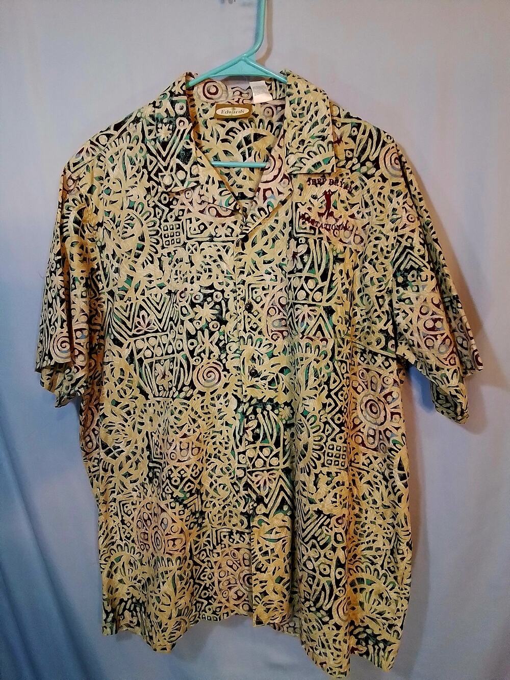Edwards multi  color shirt